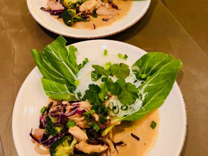 Wok med rödcurry