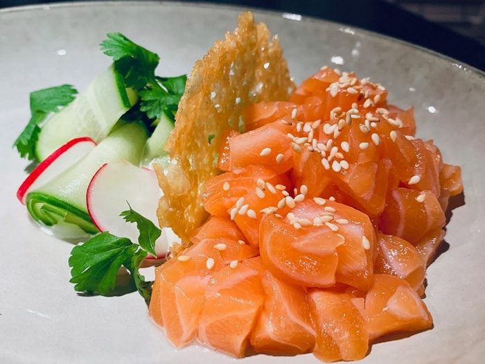Enkel laxtartar