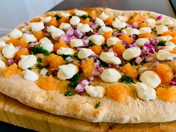 Löjromspizza