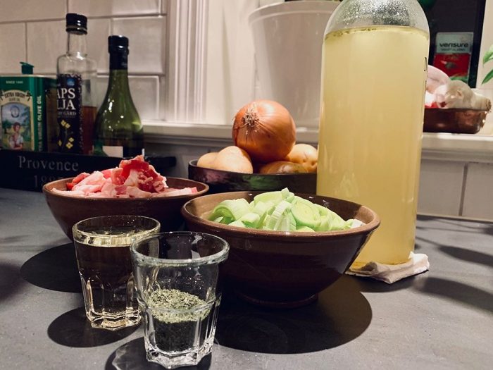 Potatis och Purjolökssoppa